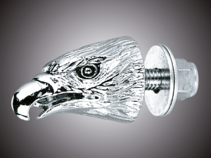 GZP Chrome Eagle head krommet red eyes (IT)