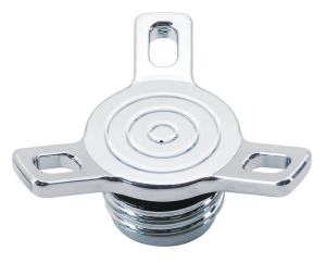 GZP Chr Spinner cap f/screw in bung styl