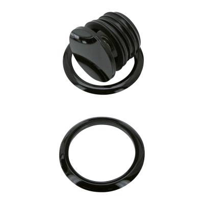 GZP Blk flush mnt gas cap XL98-e18 3.3g (IT)