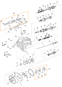 GZP BT94-06 XL95-05 Oil seal main drive (IT)