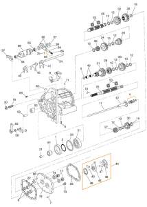 GZP BT94-06 XL95-05 Oil seal main drive (IT)