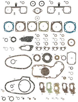GZP Oil seal, Clutch hub XL57-70 (IT)