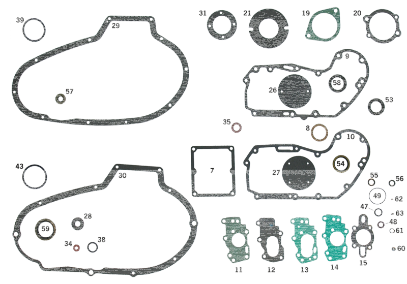 GZP 10pck O-ring tappet guide XL # 11100 (IT)
