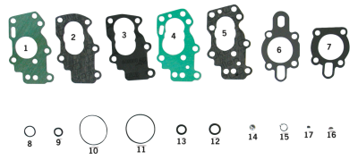 GZP 10pck O-ring oil pump cover XL77-90 (IT)