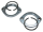 GZP Lucifer polished s/s exhaust clamps (IT)
