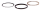 3 5/8" pist.ring set 1/16 top ring, STD (IT)