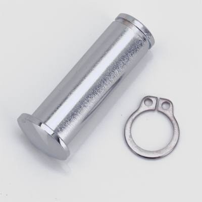 GZP 10pck Chrome lever pin with circlip (IT)
