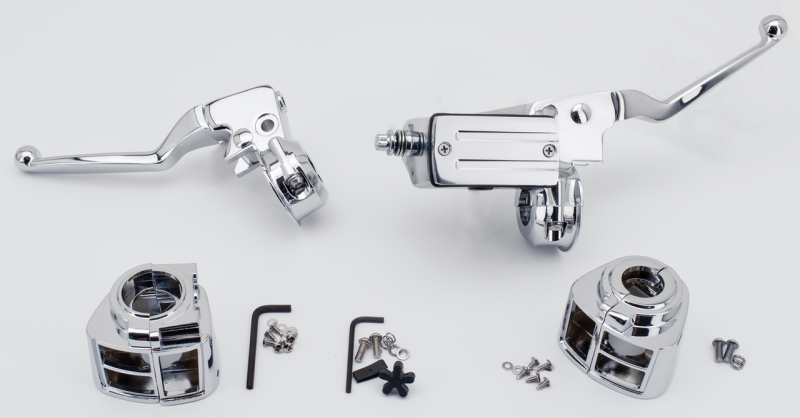 GZP Chrome H/B control kit 82-95 11/16" (IT)