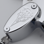 GZP Chrome Billet H/B Contr w/cl cabl