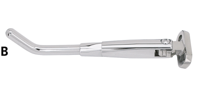 GZP Chr.adjustable kickstand FXST00-05
