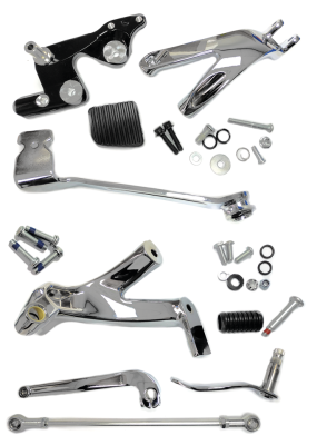 GZP Blk Softail 18-UP forward controls (IT)