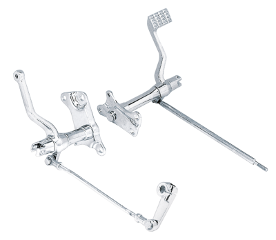 GZP Chrome forward control kit +2" XL86-