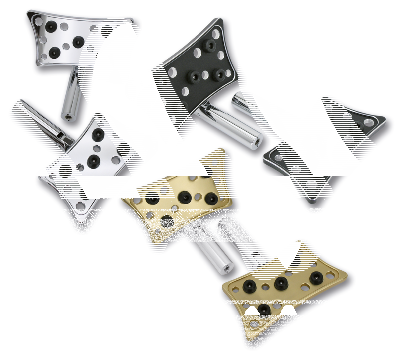 GZP Chrome hole-shot pass. floor board k (IT)