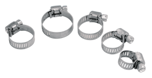 GZP 10pck Hose clamp 7/32" thru 1/2" sta (IT)