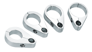 GZP 1" Clutch cable clamp chrome plat (IT)