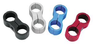 GZP Oil/Fuel line clamp matte chrome (IT)