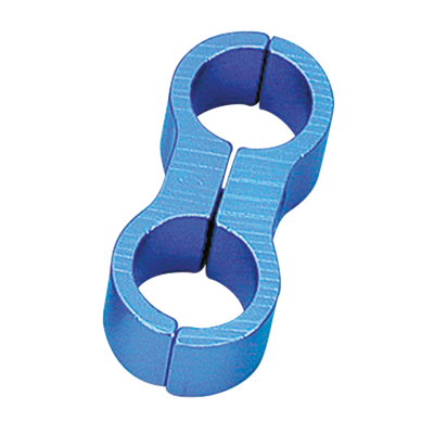 GZP Oil/Fuel line clamp blue anodized (IT)