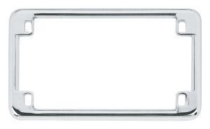 GZP License plate frame chrome