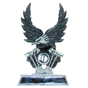 GZP Sissy bar insert V-Twin eagle chrome