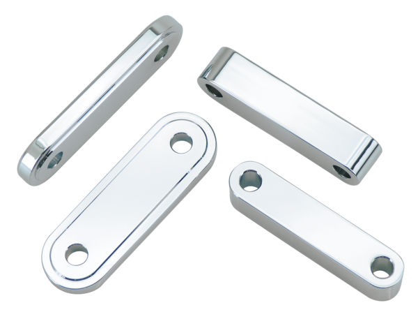 GZP Chrome front fender spacers T=3/8" L (IT)