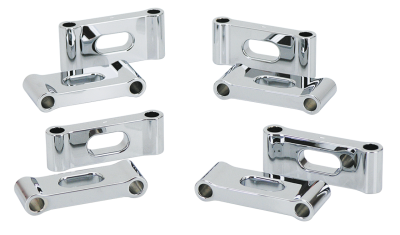 GZP Chr Slotted 1-1/8" front fender spac