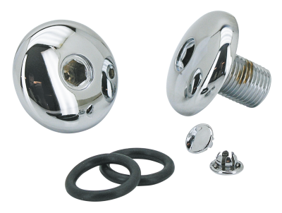 GZP Chrome Custom 41mm forktube caps BT7 (IT)