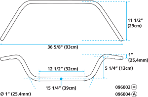 GZP Handlebar dresser style Harley 82up