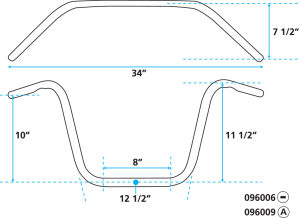 GZP Handlebar Custom street high Harley (IT)