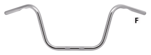 GZP Apehanger 10" rise with dimple (IT)