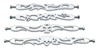 GZP Shift rod Flame Billet Alu Chr 9"