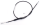 GZP Clutch cable black XL86-up L=58" (IT)