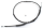 GZP ALL BLK 07 CLUTCH CABLE 63" (IT)
