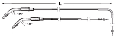 GZP Idle cable ClearCoat HSR86 LN=41" (IT)