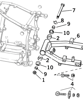 GZP Caliper anchor BT73-84 #44154-73T (IT)