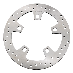 GZP Stainless drilled front rotor FLH/T1