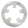 GZP Polish SS drilled front rotor FLH/T1 (IT)