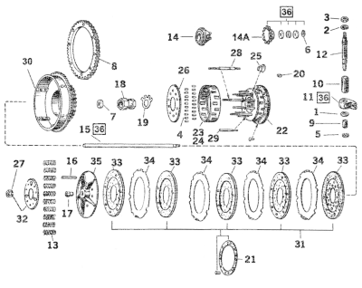 GZP Clutch pressure plate 5 stud (IT)