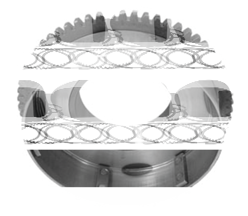 Clutch drum w/starter ring gear BT70-84 (IT)
