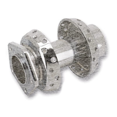 GZP Chrome Front hub SF Softail 00-up (IT)