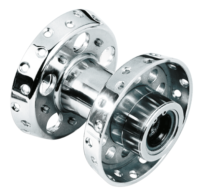 GZP chr HD36-66 hub w/Timken stl bearing (IT)