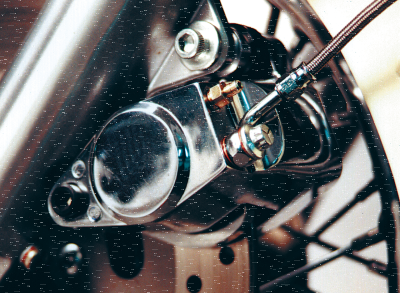 GZP Chrome dual front caliper kit 84- (IT)