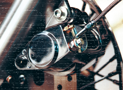 GZP Left front caliper only black 84-99 (IT)