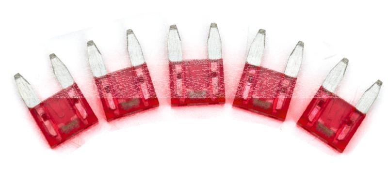 GZP 5pck Mini Led detector fuse Red 10A (IT)