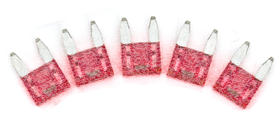 GZP 5pck Mini Led detector fuse Red 10A (IT)