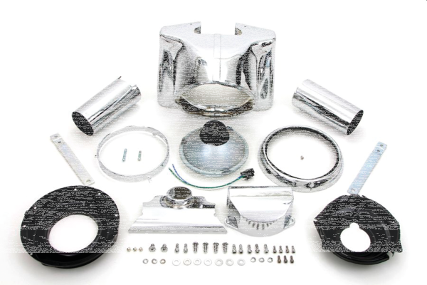 GZP Chr 7" headlight nacelle kit DOT app (IT)