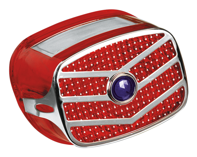 GZP Taillight lens+grill blue dot 73u (IT)