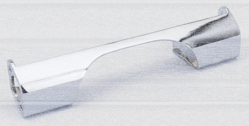 GZP Short chr.steel turn signal bracket (IT)