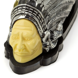 GZP Chr Indian fender light Ivory lens