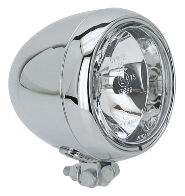 GZP Chrome 4.5" Torpedo headlight H4