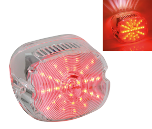 GZP LowPro H-D LED taillight clear lens